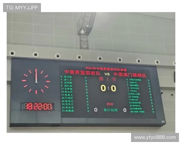 广东全运男篮热身赛再添一场 10月2日对阵中国澳门黑熊